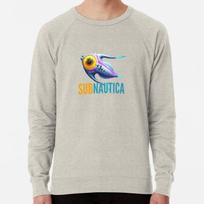 ssrcolightweight sweatshirtmensoatmeal heatherfrontsquare productx1000 bgf8f8f8 44 - Subnautica Store
